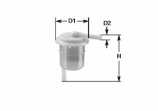 CLEAN FILTERS Kütusefilter MBNA 012